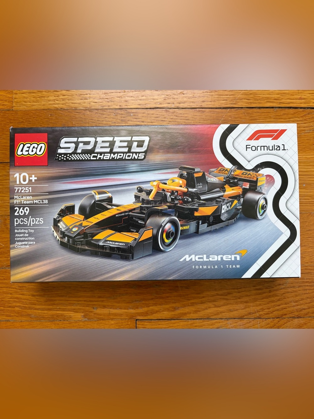 LEGO McLaren Formula 1 Race Car - Black & Orange 77251 NIB